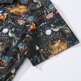 Halloween Hawaiian Shirt For Men The Spell By Francisca Reyes Shirt Camp Collar 100% Cotton