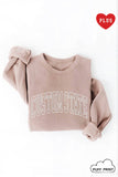 Custom State Puff Graphic Plus Graphic Sweatshirt