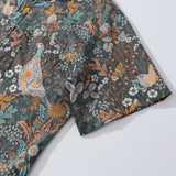 Hawaiian Shirt For Men Birds Shirt Button-down Shirt Short Sleeve 100% Cotton Shirt Nature's Symphony By Abigail Bryan