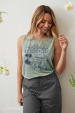 Aloha Hawaii Mineral Graphic Tank Top