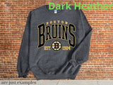 Boston B Hockey Shirt - Classic Crewneck For Hockey Fans