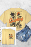 Cowboy Wild West F&B Women's Vintage Graphic Crop Top