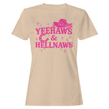 Yeehaws & Hellnaws Western  Women's T-Shirt Natural
