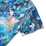 Men's Hawaiian Shirt Short Sleeve Camp Collar 100% Cotton Aloha Enchanted Stag