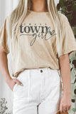Small Town Girl Mineral Graphic Long Crop Top