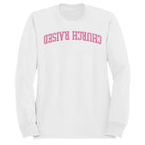 Church Raised Pink Lettering Graphic Men's Sweatshirt