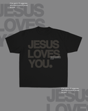 Monochrome "I'm Sorry" Tee || Jet Black