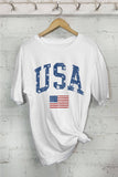 USA Flag-Oversized Tee