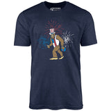 4th of July Bigfoot - Unisex T-Shirt
