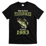 40 Year Old Fishing Fishermen Are Born In 1983 40th Birthday T-Shirt