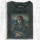 WASHED COTTON PIRATES OF THE CARIBBEAN T-SHIRT