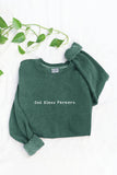 God Bless Farmers.  Mineral Washed Graphic Sweatshirt