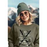 My Life Is Going Down Hill  Graphic Sweatshirts