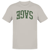 Vintage Sage Green Bold Text Men's T-Shirt