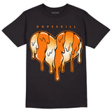 Dunk Low Magma Orange DopeSkill T-Shirt Slime Drip Heart Graphic