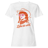Wild Retro Cowgirl Women's T-Shirt White