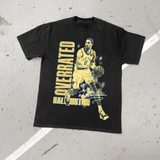 HALIBURTON VINTAGED 'OVERRATED' FADED BLACK HEAVY TEE