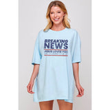 Mothers Day  Graphic Oversized Tee