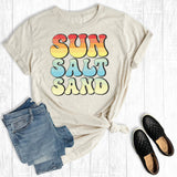 Summer Vacation Sun Salt Sand Graphic Tee