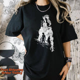 Shadow Monarch Graphic Tee, Igris Dark Fantasy Shirt