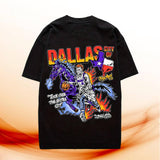 Dallas Basketball Shirt - Nba Skeleton Graphic Tee Gift Fan