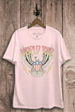 World Tour Eagle Graphic Top