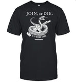 Alex Jones Wearing Join Or Die T-Shirt
