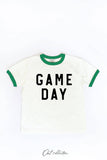 Game Day Toddler Ringer Graphic Top
