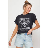 Joshua Tree Vintage Graphic Crop Top