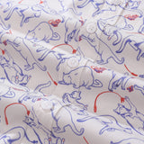 Valentine's Day Men's Hawaiian Shirt Cat Game Print Button-down Short Sleeve Aloha Shirt Tencelâ„¢ Cat Game (tencelâ„¢)