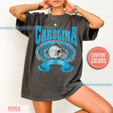 Carolina Vintage Style Football Crewneck T-Shirt