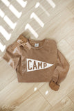 Camp Pennant Mineral Washed Long Sleeve Graphic