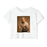 Justin Timberlake Crop Top Fashionable Statement Piece