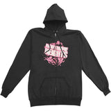 Dissolve And Decay Zippered Hooded Sweatshirt