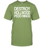 Barely Legal Clothing Destroy Hollwood Pedo Rings Shirts