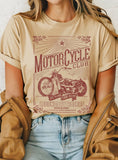 Motorcycle Club Graphic T Shirts