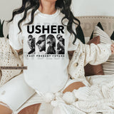 Usher World Tour Shirt Past Present Future Fan Merch Tee
