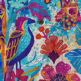 Tropical Hawaiian Shirt 100% Cotton Men's Short Sleeve Camp Collar Blue Aloha Shirt Tropical Wonder Painted Shirt