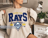 Vintage Tampa Bay Baseball Sweatshirt For Fans