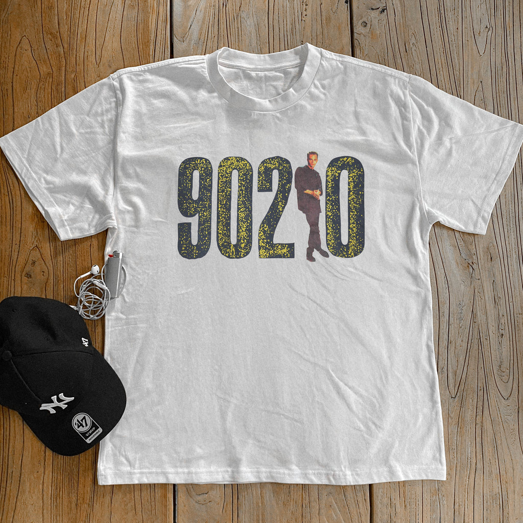 VINTAGE 1993 BEVERLY HILLS TV SHOW HEAVYWEIGHT WHITE T-SHIRT