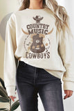 Country Music Cowboys Graphix Terry Sweatshirt