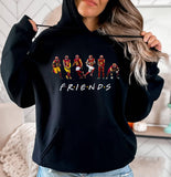Washington Commanders Jayden Daniels Friends Hoodie-Tee