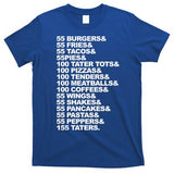 55 Burgers 55 Fries I Think You Should Leave T-Shirt