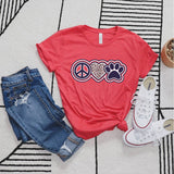 Peace Love Dog T-Shirt Sale