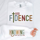 Godfidence + Sleeve Crewneck Sweatshirt