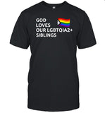 Clownworld God Loves Our Lgbtqia2 Siblings Shirt
