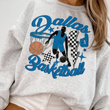 Retro Dallas Mavericks Crewneck Sweat Sweatshirt, Game Day