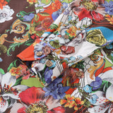 Men's Hawaiian Shirt Vibrant Blooms 1930s Vintage Long Sleeve Aloha Shirt