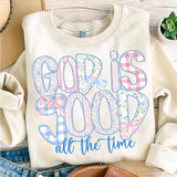 Floral Jesus Bible Verse Apparel
