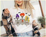 Sanderson Coffee Skeletons - Hocus Pocus Halloween Shirt